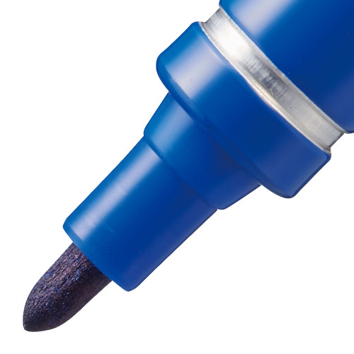 Pentel N50 Permanent Marker Bullet Point 1.5mm Blue, Each