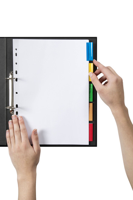 MARBIG MANILLA INSERTABLE TAB DIVIDERS 5 Tab A4 White