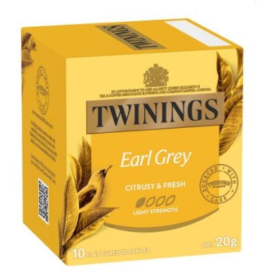 TWININGS TEA BAGS Earl Grey Pack Of 10