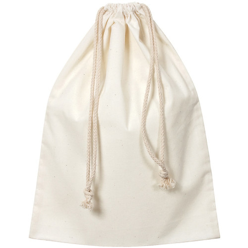 Zart Calico Library Bag With Drawstring 35x44cm Beige (Each)