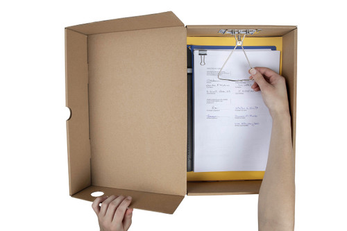 MARBIG F/CAP BOX FILES 80mm Deep - 80x240x385mm