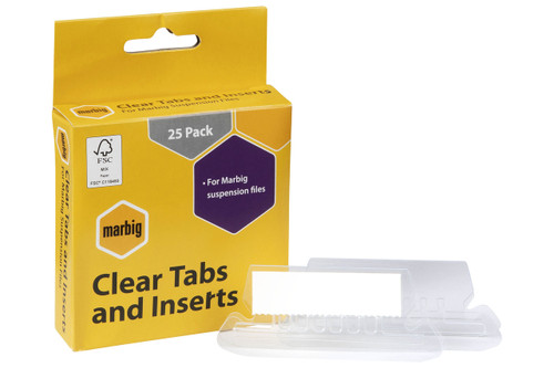 MARBIG SUSPENSION FILES TABS AND INSERTS 25BX TABS AND INSERTS 25BX