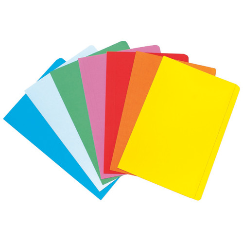 MARBIG MANILLA FOLDER Foolscap Assorted Colours PK20