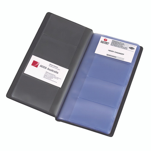 MARBIG BUSINESS CARD BOOK Non-Indexed Black