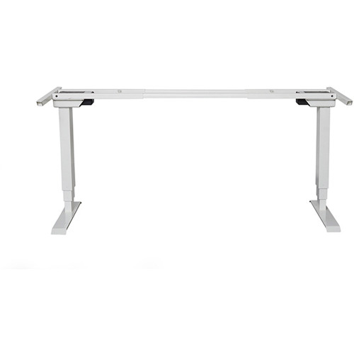 ELEVAR RECTANGULAR FRAME Electric Height Adjustable Base Programmable Control Included, Silver