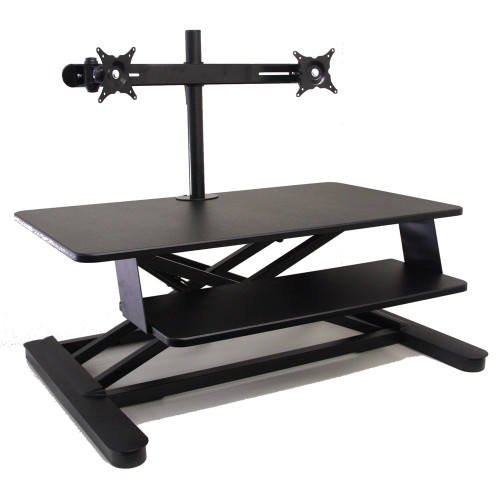 ELEVAR MAXISHIFTX W DUAL ARM Sit to Stand Module with Arm Frees Up Worksurface