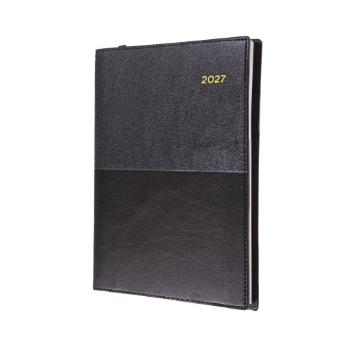 COLLINS VANESSA DIARY A6 DTP Black (Pre-Order Now for 2027)
