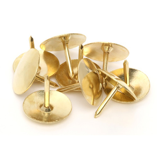 MARBIG THUMB TACKS Brass Pk100