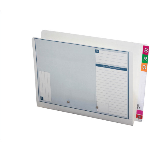 Avery A4 White Lateral Document Files with Spring Transfer Action | Box Of 50