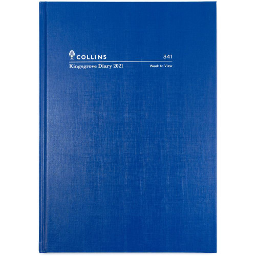 COLLINS KINGSGROVE SERIES DIARIES #341 A4 Week To Opening 1Hr Appoint. 8am-7pm (2026 - Clearance - While Stocks Last)