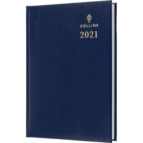 COLLINS STERLING SERIES DIARIES #344 A4 Week To Opening 1Hr Appoint. 8am-7pm Blue (2026 - Clearance - While Stocks Last)