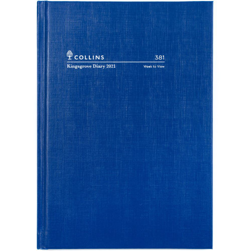 COLLINS KINGSGROVE SERIES DIARIES #381 A5 Week To Opening 1Hr Appoint. 9am-5pm (2026 - Clearance - While Stocks Last)