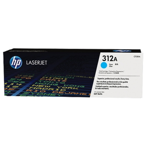 HP 312A ORIGINAL CYAN TONER CARTRIDGE 2.7K Suits LaserJet Pro MFP M476DN / M476DW / M476NW