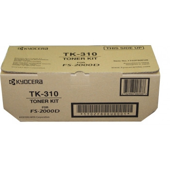 Kyocera TK-310 Original Black Toner Cartridge 12K Suits FS2000/3900DN/4000DN