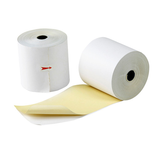 MARBIG CALC/REGISTER ROLLS 76x76x11.5mm 2Ply (Pack of 4)