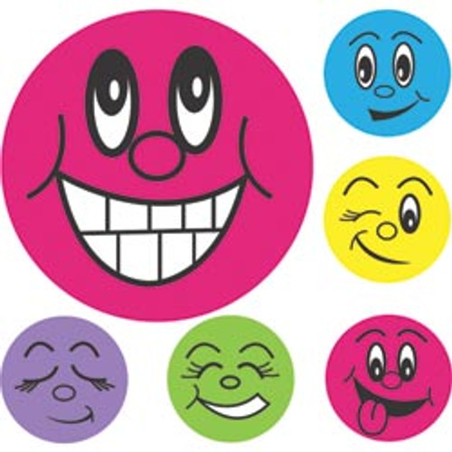 AVERY MERIT STICKERS Mini Smiley Faces 18mm Pk800