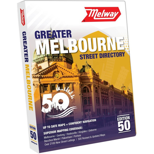 Melway Street Directory Greater Melbourne Latest Edition ** ETA 20/5/2026 **