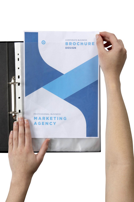 MARBIG COPYSAFE SHEET PROTECTOR Economy A4 Low Glare Pk10