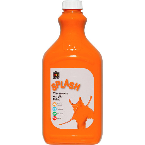 EC CLASSROOM SPLASH PAINT 2 Litre Tangy Orange