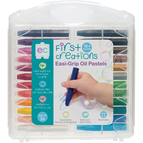EASI-GRIP OIL PASTELS SET OF 24