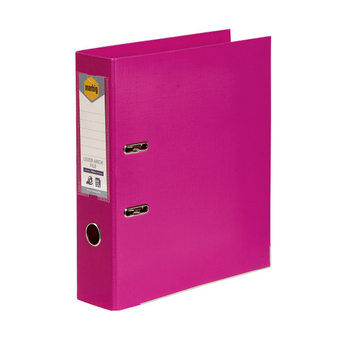 MARBIG PE LINEN LEVER ARCH A4 - Pink