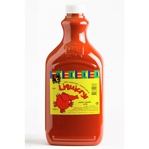 EC LIQUICRYL PAINT 2 Litre Burnt Sienna
