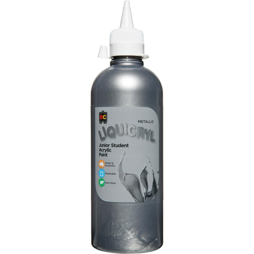 EC LIQUICRYL PAINT 500ml Metallic Silver