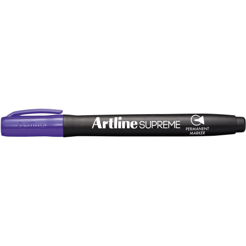 ARTLINE SUPREME PERMANENT MARKERS Permanent Purple, Pk12