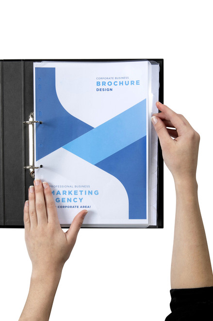 MARBIG PROFESSIONAL SERIES VIEW TAB DIVIDERS 10 Tab Clear A4