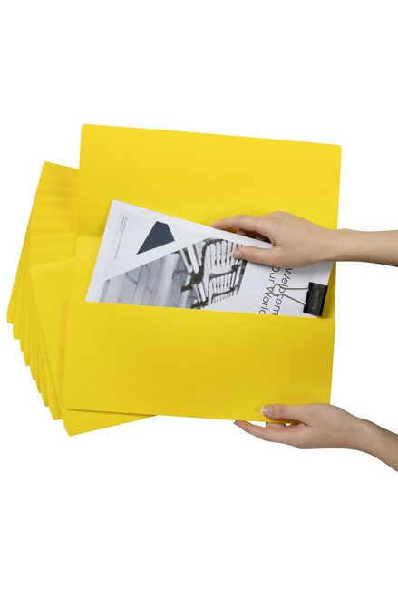 MARBIG SLIMPICK WALLET BRIGHT Foolscap Yellow Pk10 4004305