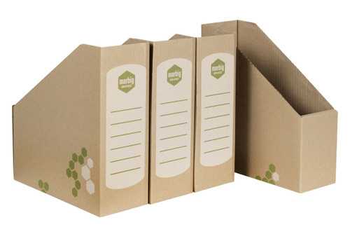 MARBIG MAGAZINE HOLDERS Standard Grey Pk4