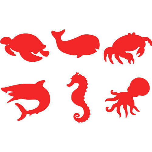 EC PAINT STAMPER Set 6 Sea Life