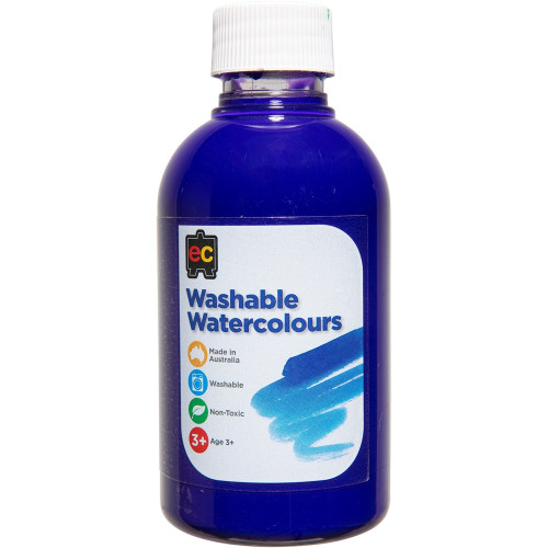 EC WASHABLE WATERCOLOUR PAINTS 250ml Purple