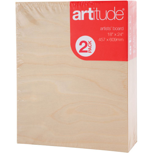 Artitude Board 18x24 Inch Thin Edge Pack of 2