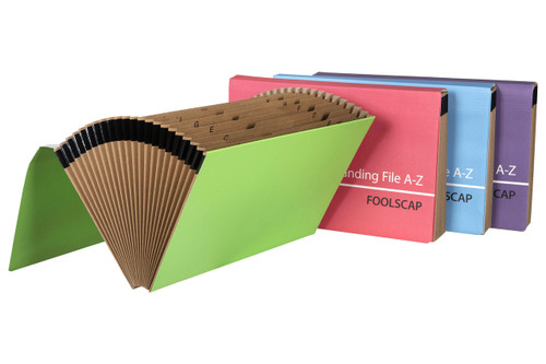 MANILLA EXPANDING FILES Foolscap, A-Z