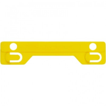 AVERY TUBECLIP FILE FASTENER Yellow Compressor Bar Pk25