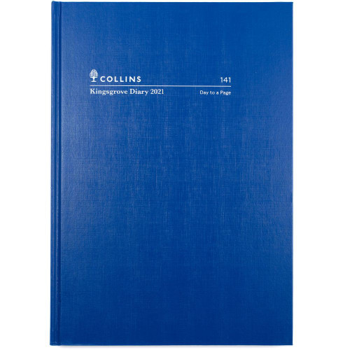 COLLINS KINGSGROVE SERIES DIARIES #141 A4 1 Day To Page 30min Appoint. 8am-6pm (2026 - Clearance - While Stocks Last)
