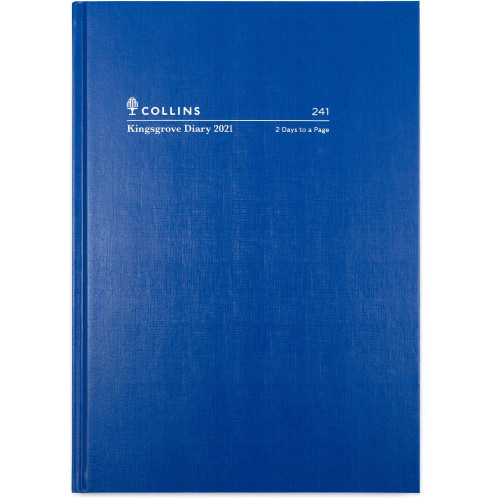 COLLINS KINGSGROVE SERIES DIARIES #241 A4 2 Days To Page 1Hr Appoint. 8am-5pm (2026 - Clearance - While Stocks Last)