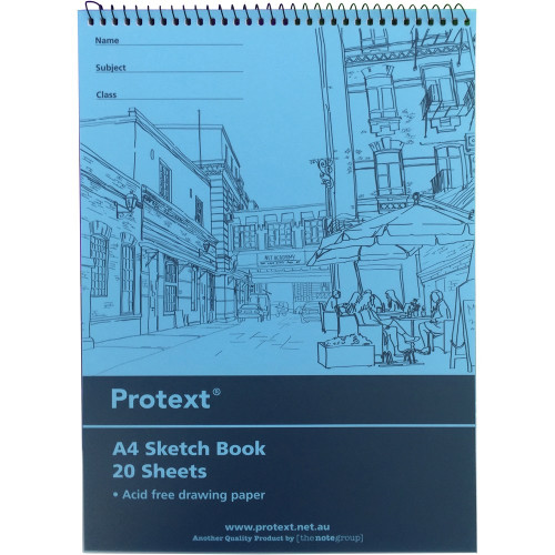 PROTEXT POLY SKETCH BOOK A4 20lf 100gsm