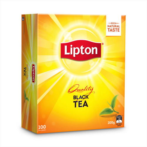 LIPTON TEA BAGS Quality Black Bx100