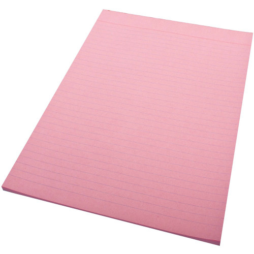 Quill Bond Pad Ruled 70gsm A4 70 Leaf - Pink (01012)