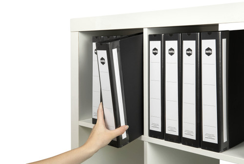 MARBIG ENVIRO DELUXE BINDERS Wide Cap A4 3D Ring 38mm Black