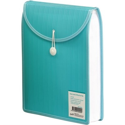 Bantex Top Load Attache File A4 - Blue