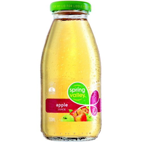 Spring Valley Apple Juice 300ml, Pack of 24