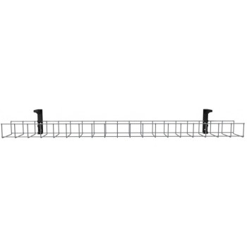 SINGLE TIER CABLE BASKET 1550MM (W) 1 X TRAY 2 X MOUNTING BRACKET Black
