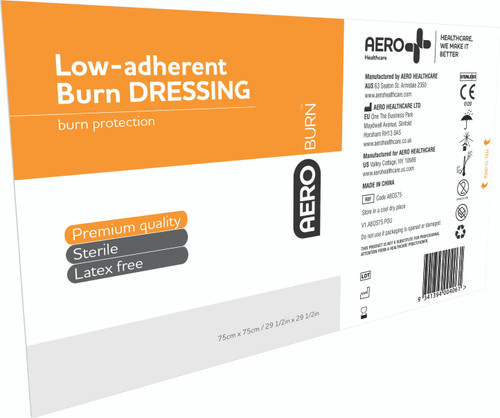 AEROBURN Low-Adherent Burn Dressing 75 x 75cm, Each