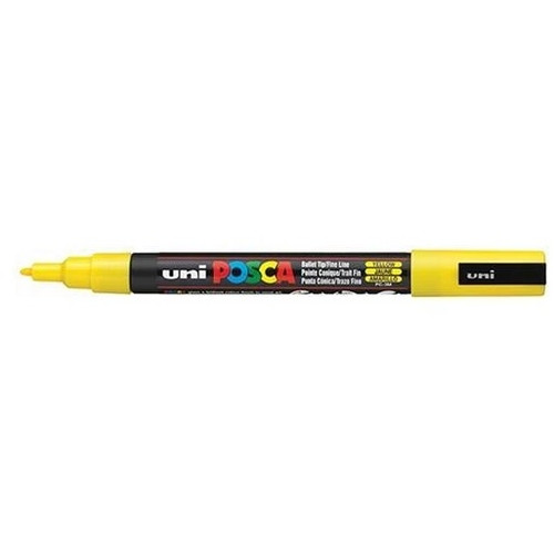 UNIBALL POSCA POSTER MARKER Fine 1.3mm Yellow