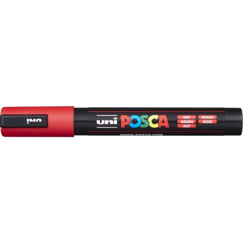UNIBALL POSCA POSTER MARKER Medium 2.5mm Red