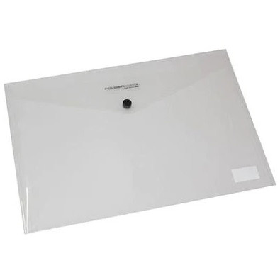 FOLDERMATE POP GEAR DOCUMENT WALLET PP BUTTON CLOSURE A4 SMOKE (Q28625)