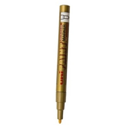 UNI-BALL PX-21 PAINT MARKER BULLET TIP 1.2MM GOLD
